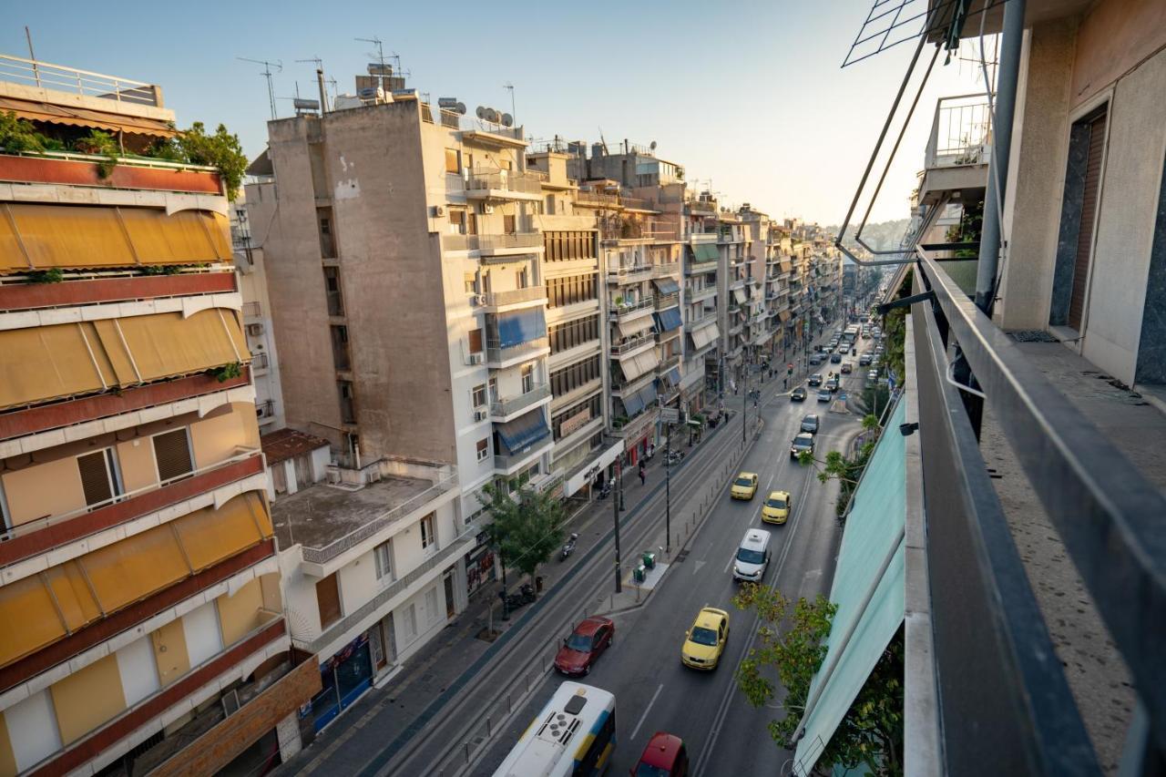 Dimotiko Theatro Metro St. 1 Bedroom 4 Pers. Flat Piraeus Bagian luar foto