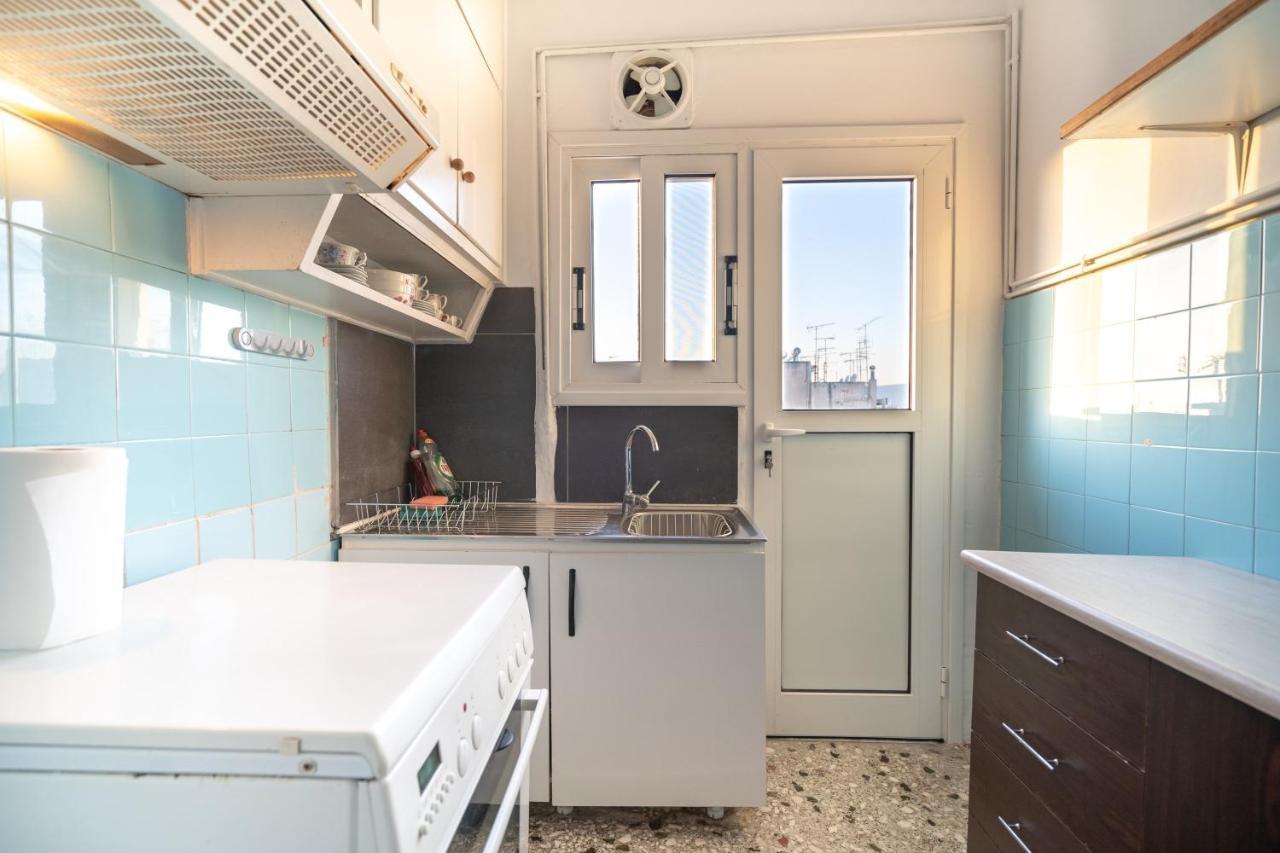 Dimotiko Theatro Metro St. 1 Bedroom 4 Pers. Flat Piraeus Bagian luar foto