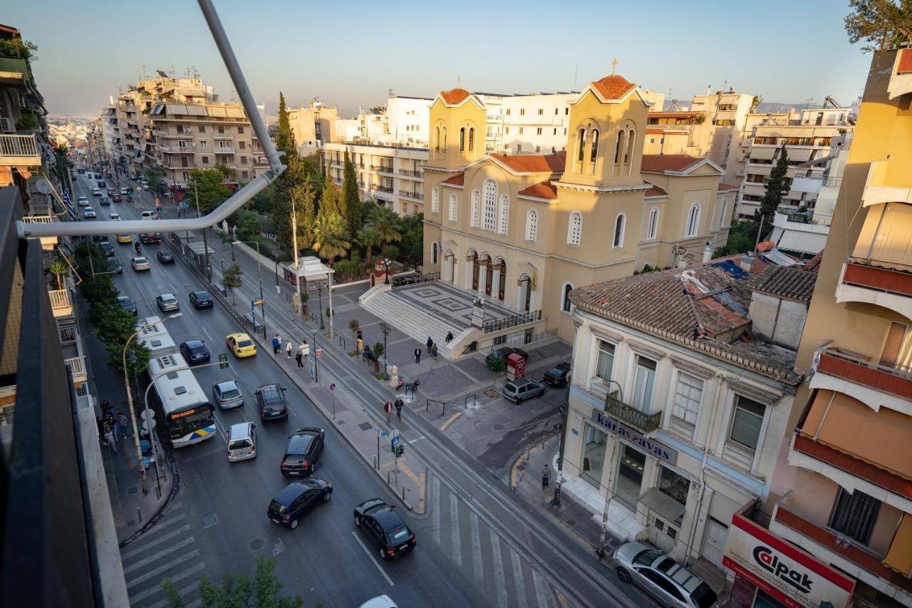 Dimotiko Theatro Metro St. 1 Bedroom 4 Pers. Flat Piraeus Bagian luar foto